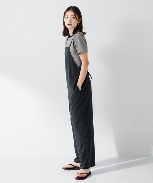 URBAN RESEARCH Sonny Label（アーバンリサーチサニーレーベル）の「ダブルストラップサロペット（サロペット/オーバーオール・レディース・ベージュ系その他/ブラック・FREE）」の14枚目の写真