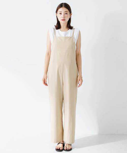 URBAN RESEARCH Sonny Label（アーバンリサーチサニーレーベル）の「ダブルストラップサロペット（サロペット/オーバーオール・レディース・ベージュ系その他/ブラック・FREE）」の12枚目の写真