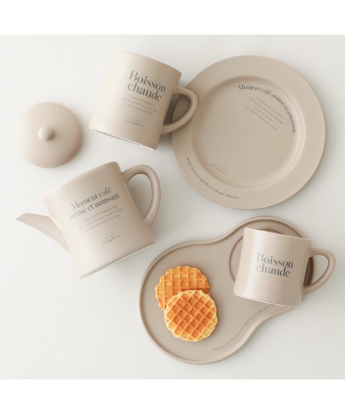 ルカフェ マグカップ ブラウン（グラス/マグカップ/タンブラー