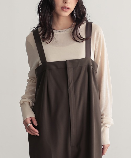 for/c（フォーシー）の「[新色追加] クルーネックシアーニット【サスティナブル】（ニット/セーター・レディース・ホワイト/ブルー/チャコールグレー/ブラック/ピンク/アイボリー/ライトグレー/ラベンダー・L/M/LL）」の3枚目の写真