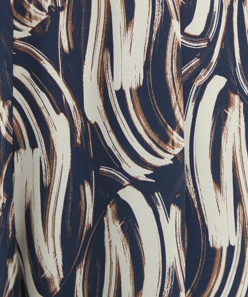 green label relaxing（グリーンレーベルリラクシング）の「アートプリント パンツ（その他パンツ・レディース・ベージュ/ネイビー・FREE）」の16枚目の写真