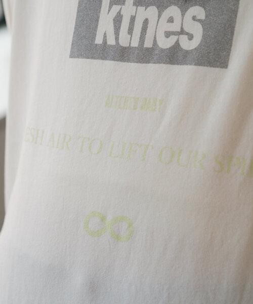 Kastane（カスタネ）の「ピグメントミディアムロゴタンク（タンクトップ・レディース・チャコールグレー/オフホワイト・FREE）」の22枚目の写真