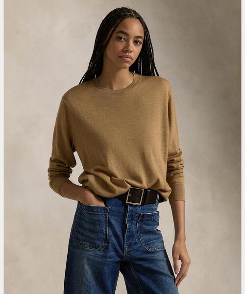 【セール】ウール クルーネック セーター（ニット/セーター）｜POLO RALPH LAUREN（ポロ ラルフ ローレン）