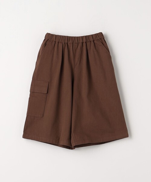 green label relaxing（グリーンレーベルリラクシング）の「TJ ツイルカーゴ ショートパンツ / キッズ  140cm-160cm（カーゴパンツ・キッズ・ベージュ/ネイビー/ブラウン・160cm/140cm/150cm）」の2枚目の写真