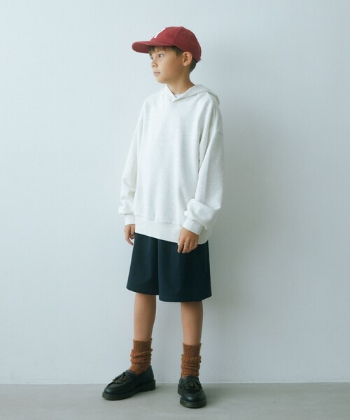 green label relaxing（グリーンレーベルリラクシング）の「TJ ツイルカーゴ ショートパンツ / キッズ  140cm-160cm（カーゴパンツ・キッズ・ベージュ/ネイビー/ブラウン・160cm/140cm/150cm）」の6枚目の写真