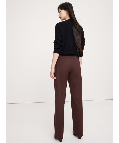 Banana Republic（バナナリパブリック）の「Siena ハイライズ モダンストレート イタリアン ウールパンツ（その他パンツ・レディース・グリーン/ネイビー/ブラウン/ライトグレー/ブラック/ブラウン系その他・0/4/6/2/8）」の14枚目の写真