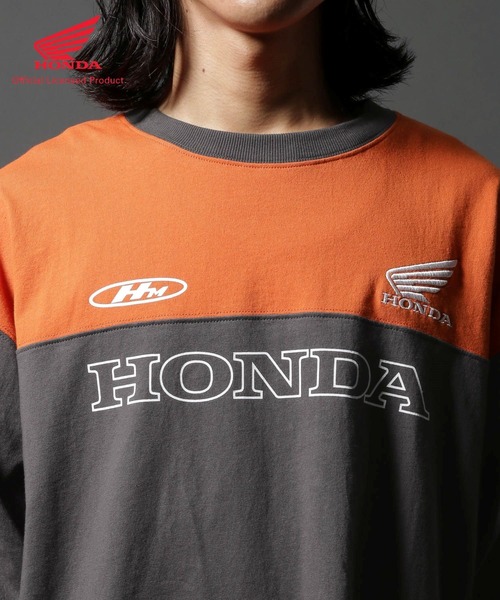 niko and...（ニコアンド）の「【Honda】コラボレーシングロンT（Tシャツ/カットソー・メンズ・ホワイト/ブラック・MEDIUM/LARGE）」の13枚目の写真