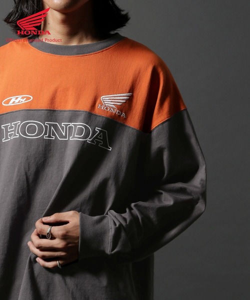 niko and...（ニコアンド）の「【Honda】コラボレーシングロンT（Tシャツ/カットソー・メンズ・ホワイト/ブラック・MEDIUM/LARGE）」の14枚目の写真