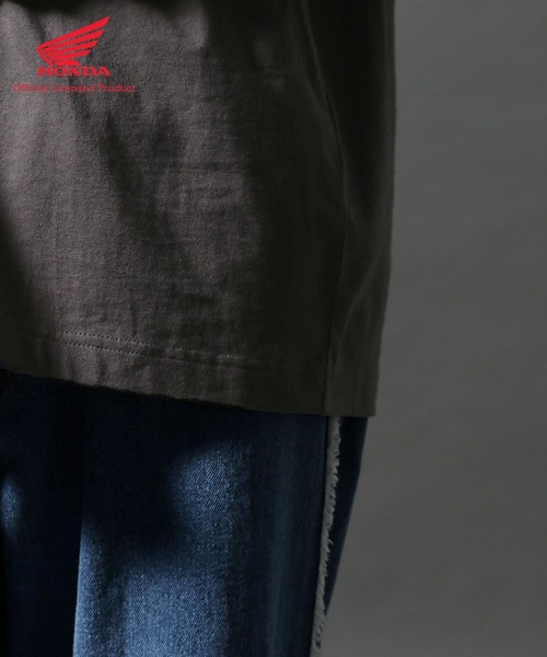 niko and...（ニコアンド）の「【Honda】コラボレーシングロンT（Tシャツ/カットソー・メンズ・ホワイト/ブラック・MEDIUM/LARGE）」の16枚目の写真