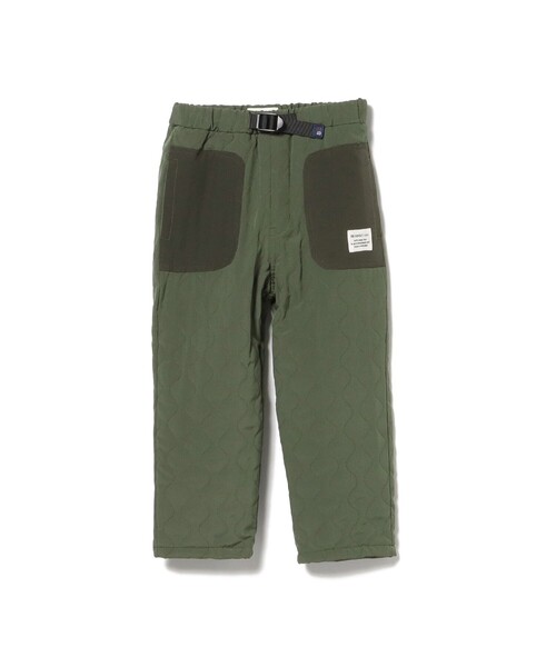 BEAMS mini（ビームスミニ）の「中綿 キルティング パンツ 2024FW（90～150cm）（その他パンツ・キッズ・オリーブ/ブラウン系その他・150/130/120/110/100/90/140）」の3枚目の写真