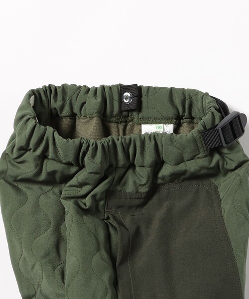 BEAMS mini（ビームスミニ）の「中綿 キルティング パンツ 2024FW（90～150cm）（その他パンツ・キッズ・オリーブ/ブラウン系その他・150/130/120/110/100/90/140）」の5枚目の写真