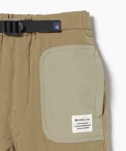 BEAMS mini（ビームスミニ）の「中綿 キルティング パンツ 2024FW（90～150cm）（その他パンツ・キッズ・オリーブ/ブラウン系その他・150/130/120/110/100/90/140）」の8枚目の写真