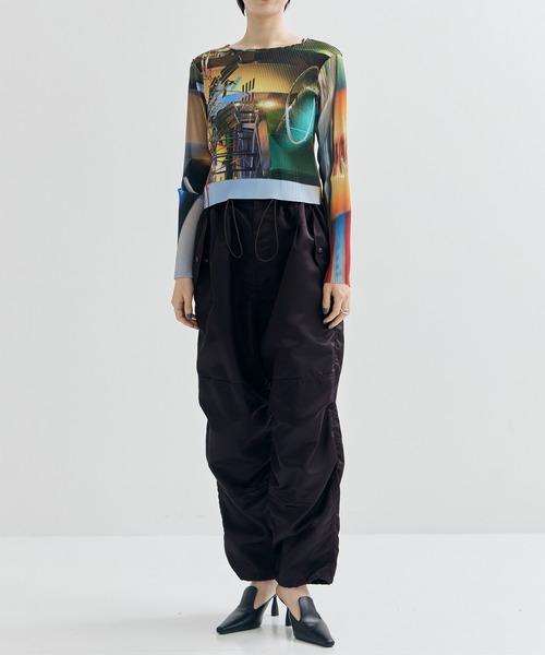 kotohayokozawa ウェーブティニーグラフィックトップ02 kotohayokozawa ウェーブティニーグラフィックトップ02