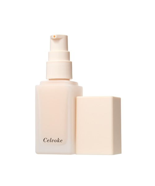 【値下げ】Celvoke セット売りファンデ パウダー 下地 Celvoke】スキンユニティ プレストパウダー 01 ｜Celvoke