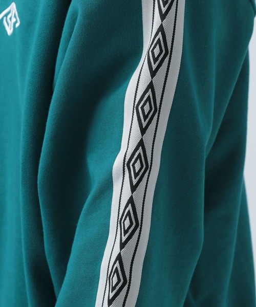 UMBRO(アンブロ)の「【UMBRO×BAYFLOW】オリジナルロゴハーフZIPプルオーバー(スウェット・メンズ・ホワイト/グリーン/ブラック・MEDIUM/LARGE)」の20枚目の写真