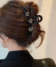 TONE SELECT GOODS（トーンセレクトグッズ）の「【urge select】ビジュー ハート バンスクリップ（バレッタ/ヘアクリップ・レディース）」