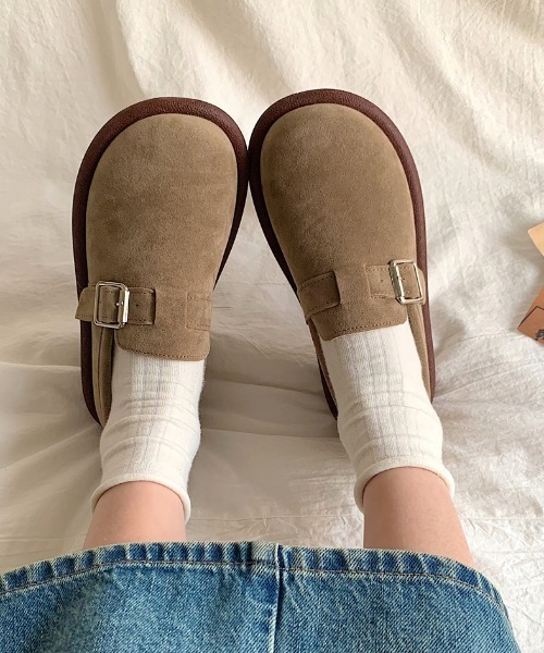 mebole(メボレ)の「ヨーロッパ風 クロッグスリッポン(スリッポン・レディース・ブラウン/ベージュ/カーキ・SMALL/MEDIUM/LARGE)」の3枚目の写真
