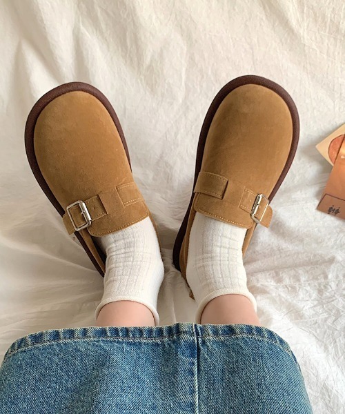 mebole(メボレ)の「ヨーロッパ風 クロッグスリッポン(スリッポン・レディース・ブラウン/ベージュ/カーキ・SMALL/MEDIUM/LARGE)」の4枚目の写真