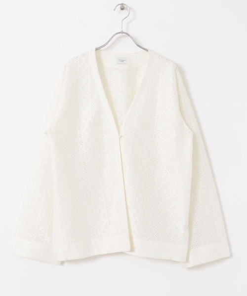 URBAN RESEARCH DOORS（アーバンリサーチドアーズ）の「レースカーディガン（カーディガン/ボレロ・レディース・ブラック/アイボリー・MEDIUM）」の16枚目の写真