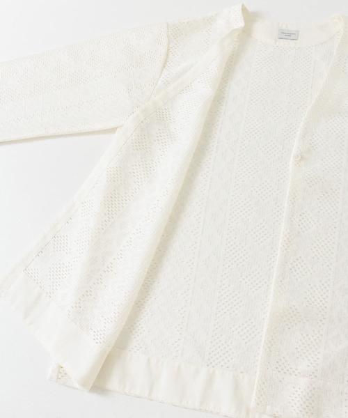 URBAN RESEARCH DOORS（アーバンリサーチドアーズ）の「レースカーディガン（カーディガン/ボレロ・レディース・ブラック/アイボリー・MEDIUM）」の17枚目の写真
