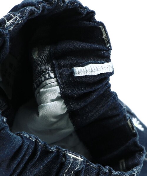 EDWIN（エドウィン）の「【Ou? by EDWIN】フラワー刺繍デニムスカート（スカート・キッズ・ネイビー・90/100/110/120/130/140/150）」の7枚目の写真