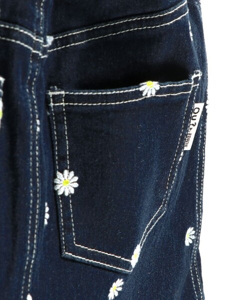 Ou? by EDWIN】フラワー刺繍デニムスカート（スカート）｜EDWIN