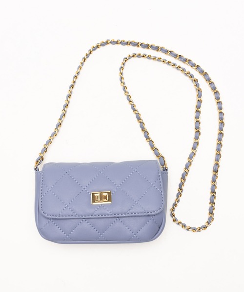 SVEC（シュベック）の「キルティング チェーン ショルダーバッグ / ミニバッグ（ショルダーバッグ・レディース・レッド/ホワイト/ベージュ/シルバー/ブラック/ブルー系その他/ピンク・FREE）」の4枚目の写真