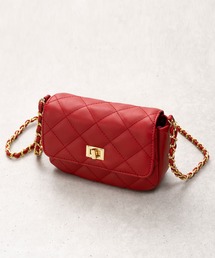 SVEC（シュベック）の「キルティング チェーン ショルダーバッグ / ミニバッグ（ショルダーバッグ）」