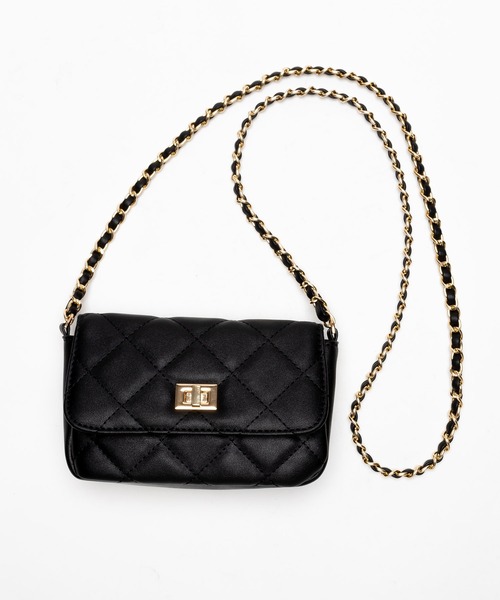 SVEC（シュベック）の「キルティング チェーン ショルダーバッグ / ミニバッグ（ショルダーバッグ・レディース・レッド/ホワイト/ベージュ/シルバー/ブラック/ブルー系その他/ピンク・FREE）」の10枚目の写真