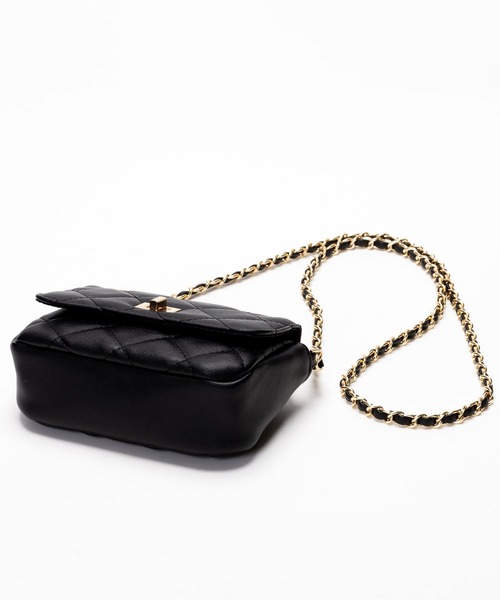 SVEC（シュベック）の「キルティング チェーン ショルダーバッグ / ミニバッグ（ショルダーバッグ・レディース・レッド/ホワイト/ベージュ/シルバー/ブラック/ブルー系その他/ピンク・FREE）」の12枚目の写真