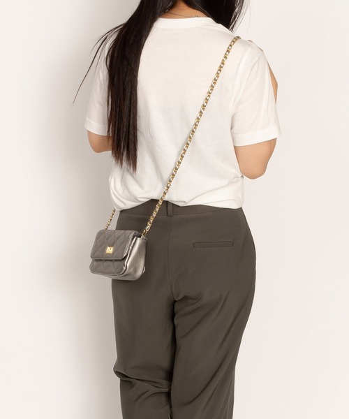 SVEC（シュベック）の「キルティング チェーン ショルダーバッグ / ミニバッグ（ショルダーバッグ・レディース・レッド/ホワイト/ベージュ/シルバー/ブラック/ブルー系その他/ピンク・FREE）」の21枚目の写真