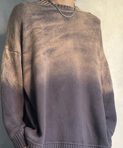 B.R.U（ブル）の「グラデーションニット（ニット/セーター・メンズ・グリーン/ネイビー/ブラック・FREE）」の18枚目の写真