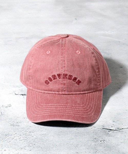CONVERSE(コンバース)の「【CONVERSE/コンバース】PIGMENT WASHED CAP/アーチ刺繍ロゴ ピグメント キャップ(キャップ・メンズ・ベージュ/オレンジ/ボルドー/ブラック/オリーブ/ブルー・FREE)」の13枚目の写真