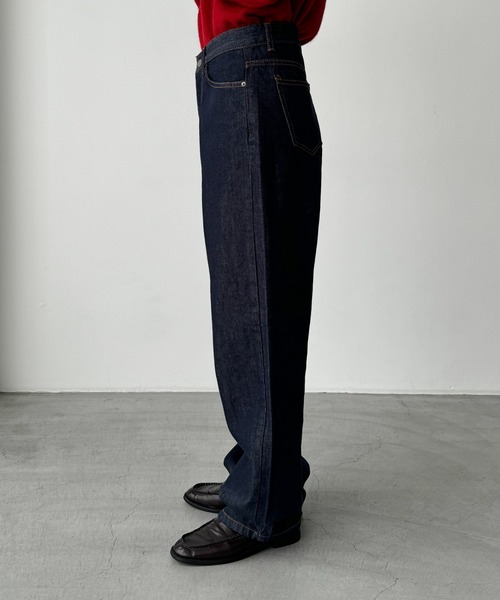 CANAL JEAN(キャナルジーン)の「El mar インディゴストレートデニムパンツ(デニムパンツ・レディース・ダークインディゴブルー・MEDIUM/SMALL)」の7枚目の写真