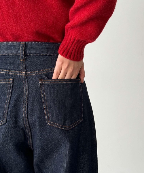CANAL JEAN(キャナルジーン)の「El mar インディゴストレートデニムパンツ(デニムパンツ・レディース・ダークインディゴブルー・MEDIUM/SMALL)」の10枚目の写真