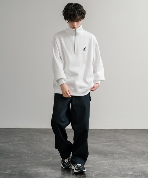 Ciaopanic【WOOAH×KANGOL】新品ハーフジップスウェット　完売品 Ciaopanic【WOOAH×KANGOL】新品ハーフジップスウェット 完売品 kangol