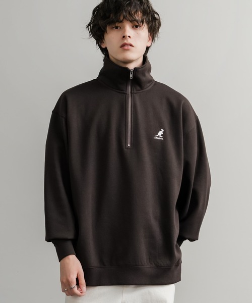 Ciaopanic【WOOAH×KANGOL】新品ハーフジップスウェット 完売品