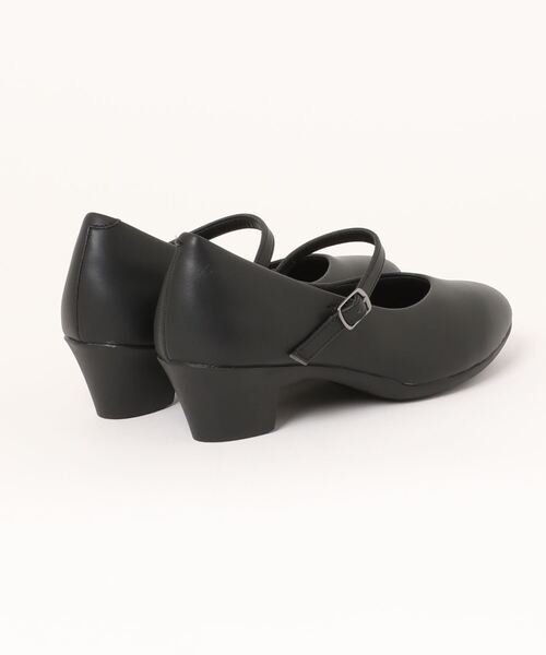 ALL DAY Walk(オールデイウォーク)の「ALL DAY Walk/4cm ヒール アーモンドトーパンプス(パンプス・レディース・ブラック・22.0cm/22.5cm/23.0cm/23.5cm/24.0cm/24.5cm/25.0cm/25.5cm/26.0cm)」の2枚目の写真