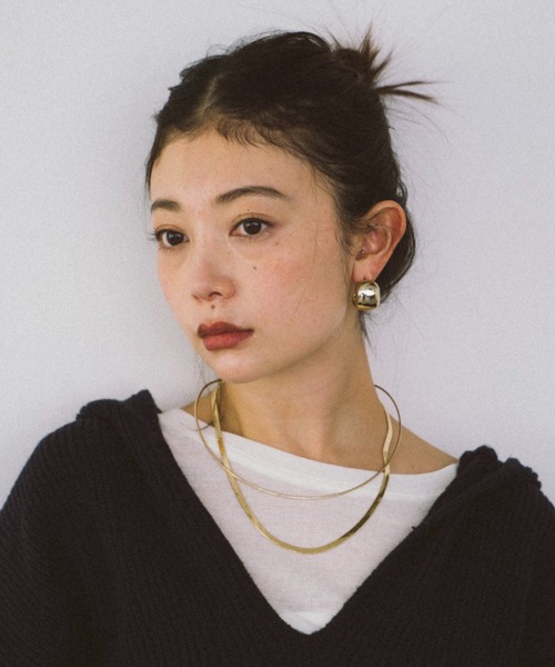 HANNE（アン）の「チョーカーネックレス（ネックレス・レディース・シルバー/シルバー×ゴールド・FREE）」の2枚目の写真