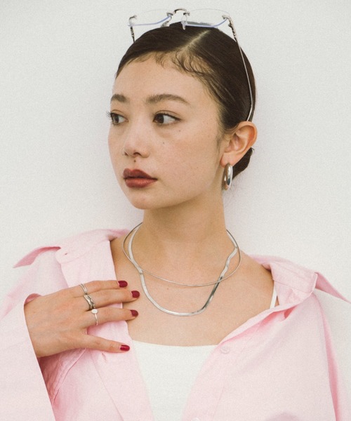 HANNE（アン）の「チョーカーネックレス（ネックレス・レディース・シルバー/シルバー×ゴールド・FREE）」の7枚目の写真