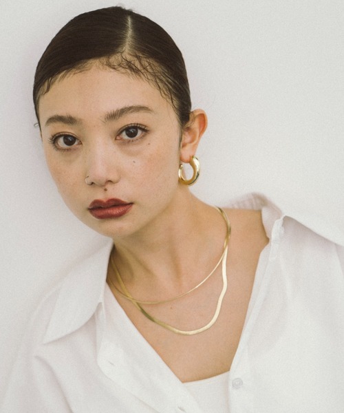 HANNE（アン）の「チョーカーネックレス（ネックレス・レディース・シルバー/シルバー×ゴールド・FREE）」の3枚目の写真