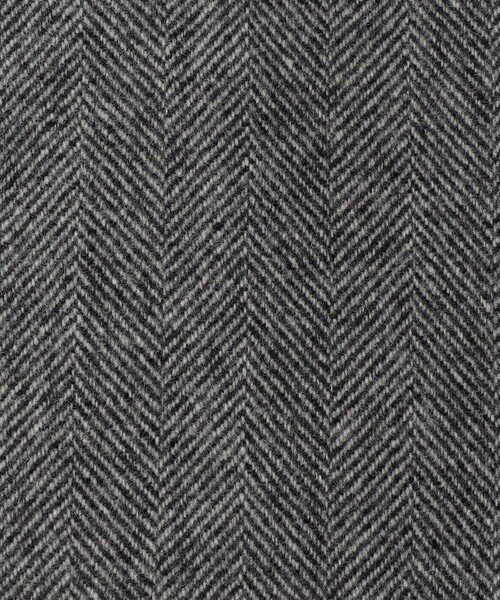 ヘリンボーンダブルフェイス ダブルブレストコート（チェスターコート