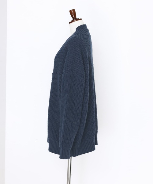 n'OrLABEL(ノアールレーベル)の「【機能素材】『ダブルリブ畦編みカーディガン』(カーディガン/ボレロ・レディース・ピンク/イエロー/ダークブルー/アイボリー・FREE)」の17枚目の写真