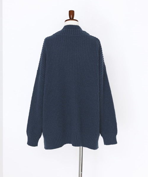 n'OrLABEL(ノアールレーベル)の「【機能素材】『ダブルリブ畦編みカーディガン』(カーディガン/ボレロ・レディース・ピンク/イエロー/ダークブルー/アイボリー・FREE)」の11枚目の写真