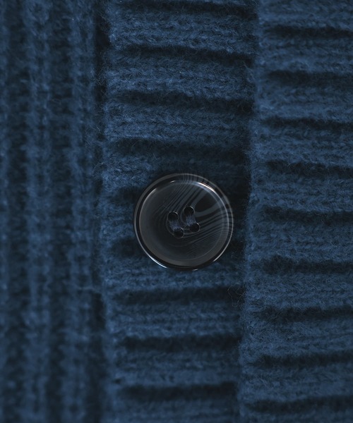 n'OrLABEL(ノアールレーベル)の「【機能素材】『ダブルリブ畦編みカーディガン』(カーディガン/ボレロ・レディース・ピンク/イエロー/ダークブルー/アイボリー・FREE)」の13枚目の写真