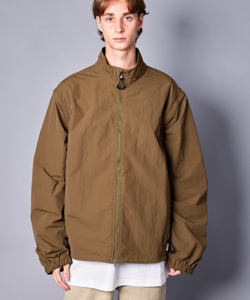 rehacer（レアセル）の「rehacer : 2Way Convertible Wave Jacket  / 2Way コンパーチブル ジャケット（ブルゾン・メンズ・オレンジ/カーキ/ブラック・MEDIUM/SMALL/LARGE）」の12枚目の写真