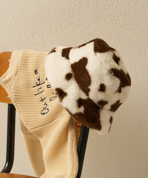 CIAOPANIC TYPY（チャオパニックティピー）の「【KIDS】【WEB限定】ファーバケットハット（ハット・キッズ・グレイッシュベージュ/アイボリー/ブラック・ONE SIZE）」の2枚目の写真