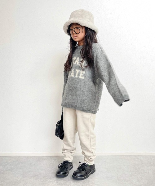 CIAOPANIC TYPY（チャオパニックティピー）の「【KIDS】【WEB限定】ファーバケットハット（ハット・キッズ・グレイッシュベージュ/アイボリー/ブラック・ONE SIZE）」の14枚目の写真