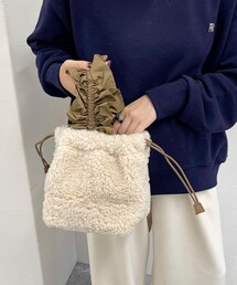 fredy emue | フリルワンハンドルボアトートバック(ハンドバッグ)