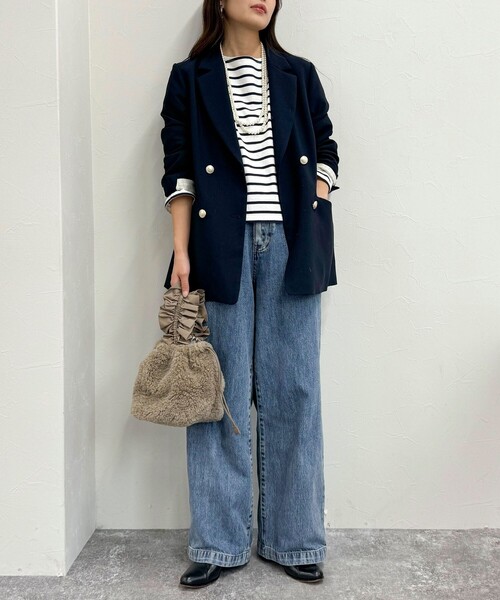 fredy emue（フレディエミュ）の「フリルワンハンドルボアトートバック（ハンドバッグ・レディース・ベージュ/アイボリー・FREE）」の10枚目の写真